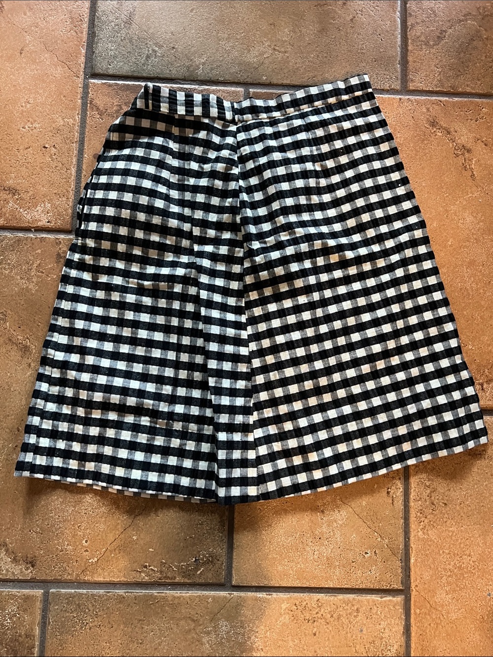 VINTAGE PLAID SKIRT